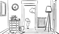 Dibujo gratuito - La casa de Oscar - Ella Oscar Hoo