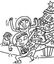 Coloriage Vive Noël