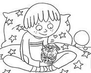 Coloriage Le hamster de Sami