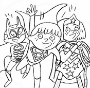 Coloriage Les super-héros