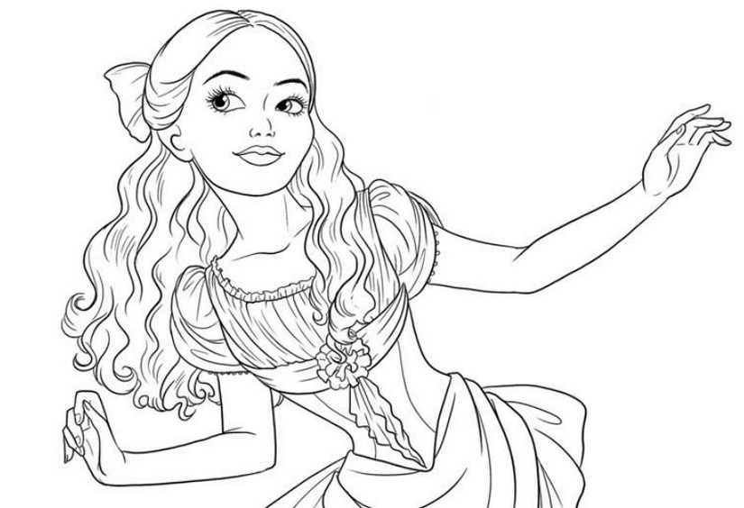 Desenho para colorir Clara