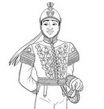Desenho para colorir - Philip - O Quebra-Nozes e os Quatro Reinos
