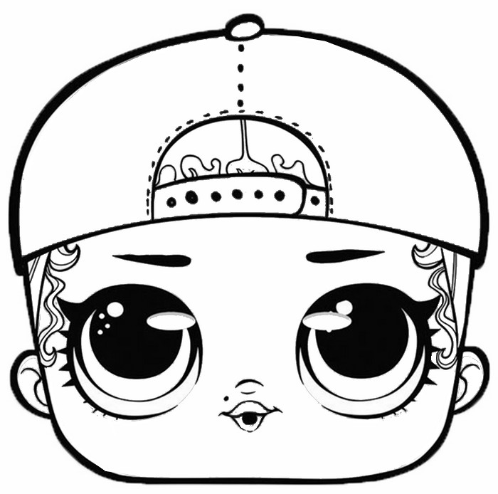 Coloring page Mc Swag - Lol Surprise Doll