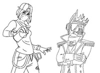 Coloring page Season 10 Tilted Teknique and Yond3r