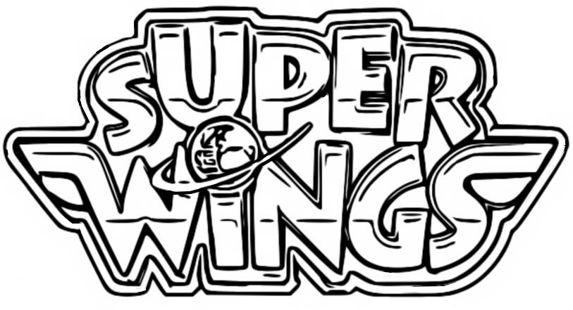 Målarbok Super Wings