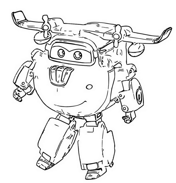 Dibujo para colorear Super Wings