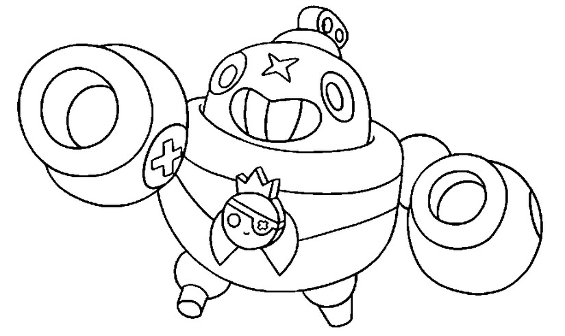 Coloring Page Brawl Stars Tick 43 - fotos de tick de brawl stars