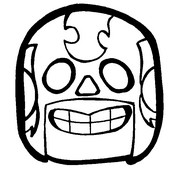 Coloring page El primo