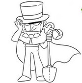 Coloring page Mortis