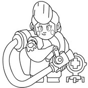 Coloring page Pam