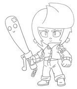 Coloring Pages Brawl Stars Morning Kids - bo para colorir do brawl stars