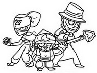 Coloring page Mythic brawlers