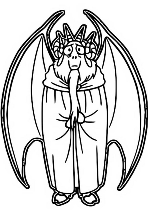 Coloring page Lekmet