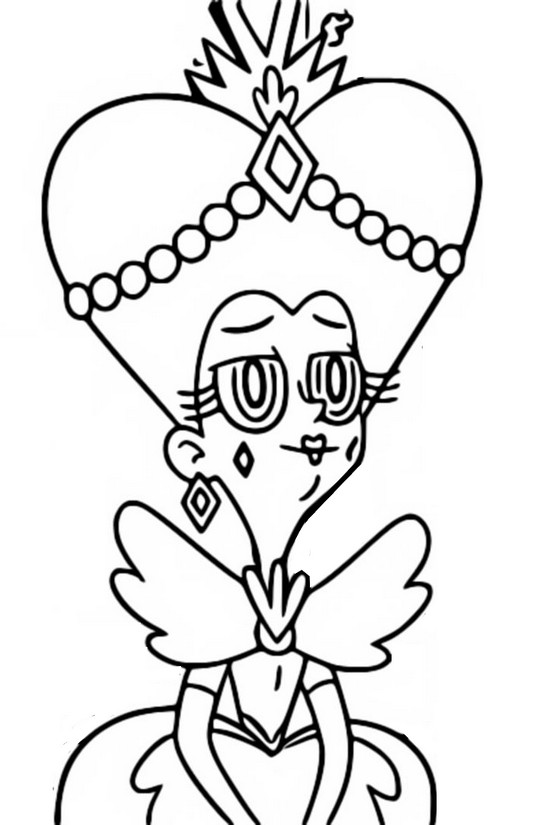 Coloring page Queen Butterfly