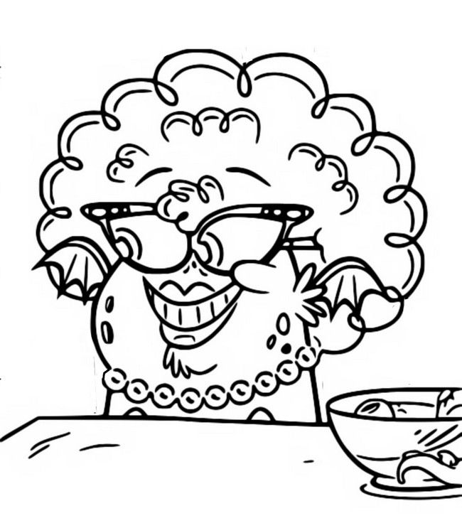 Coloring page Aunt Rhoda