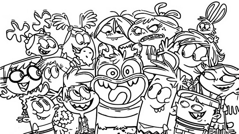 Coloring page Bunsen is a beast