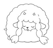 Coloring page Wooloo