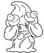 Desenho para colorir Alcremie