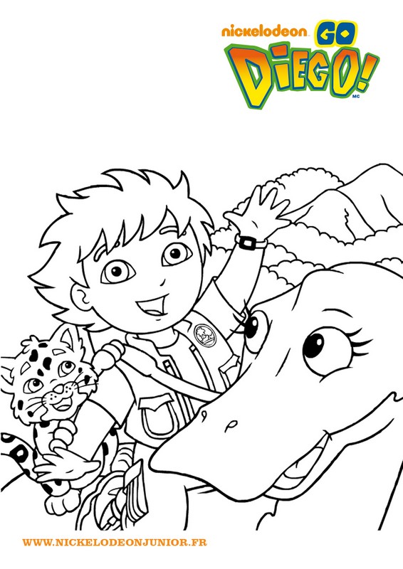 Desenho para colorir Diego