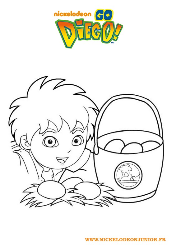 Coloring page Diego