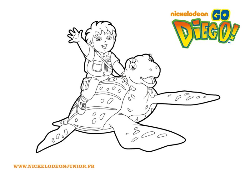 Coloriage Go Diego