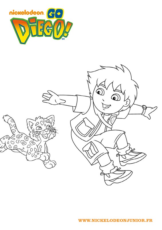 Coloriage Go Diego