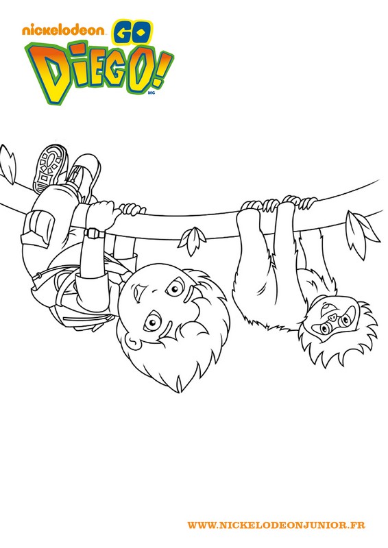 Coloriage Go Diego