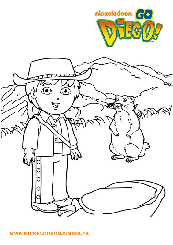 Coloring page Diego