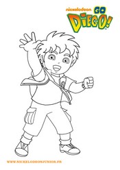 Coloriage Go Diego