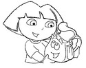 Desenho para colorir Dora a aventureira