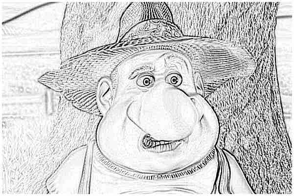 Coloring page Barnyard