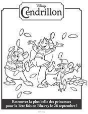 Coloriage Cendrillon