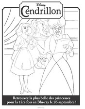 Coloriage Cendrillon