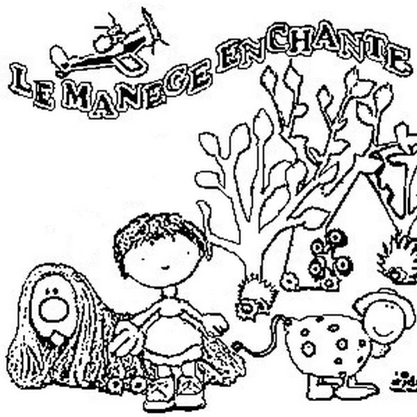 Coloriage Le Manège Enchanté