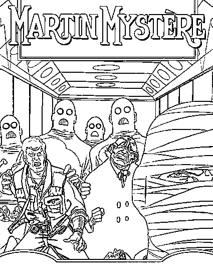 Coloring page Martin Mystere