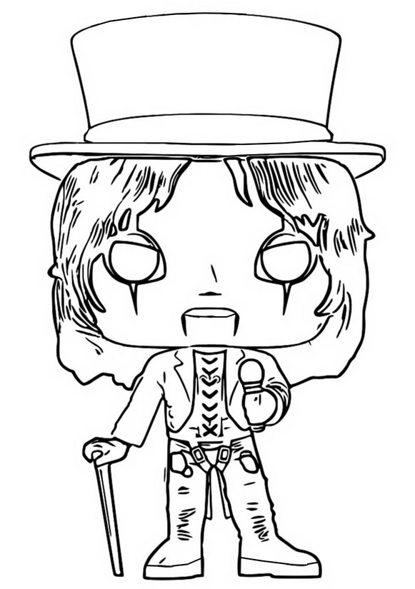 Desenho para colorir Alice Cooper