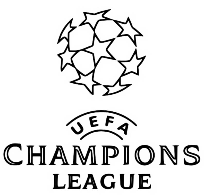 Desenho para colorir  Liga dos Campeões da UEFA 2019