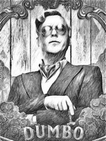 Desenho gratuito - Michael Keaton - Dumbo