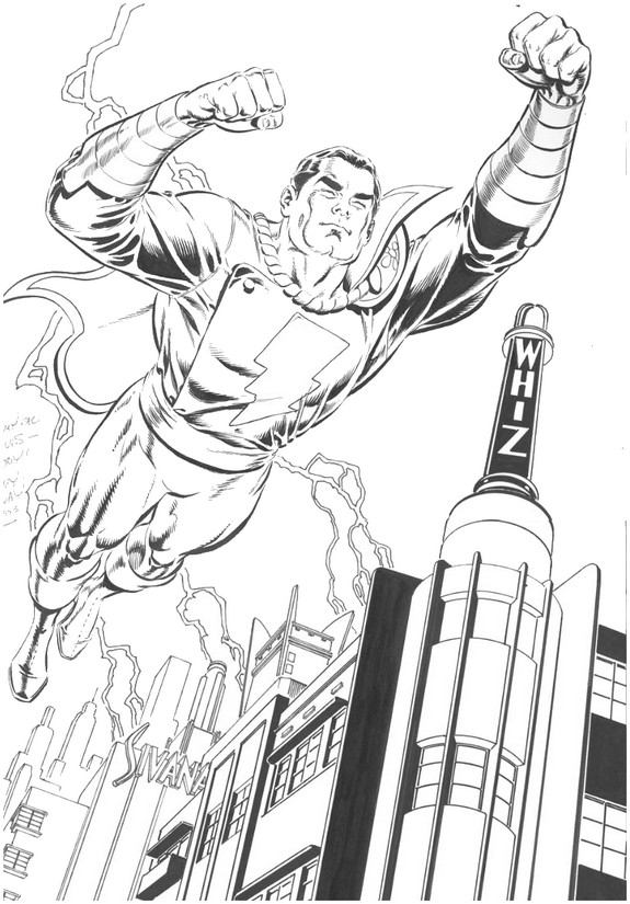 Coloring page Shazam