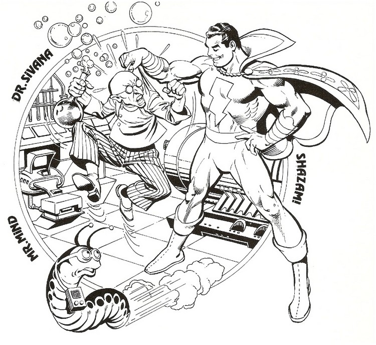 Coloring page Shazam