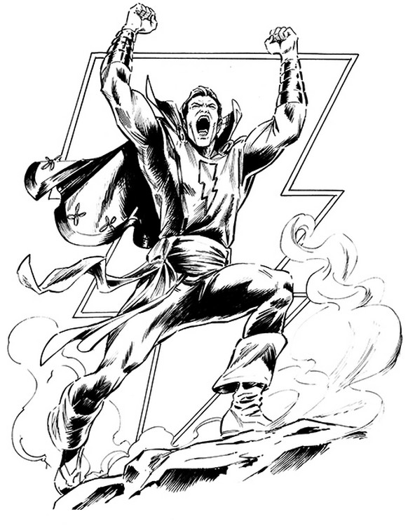 Coloring page Shazam