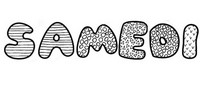 Coloriage Samedi