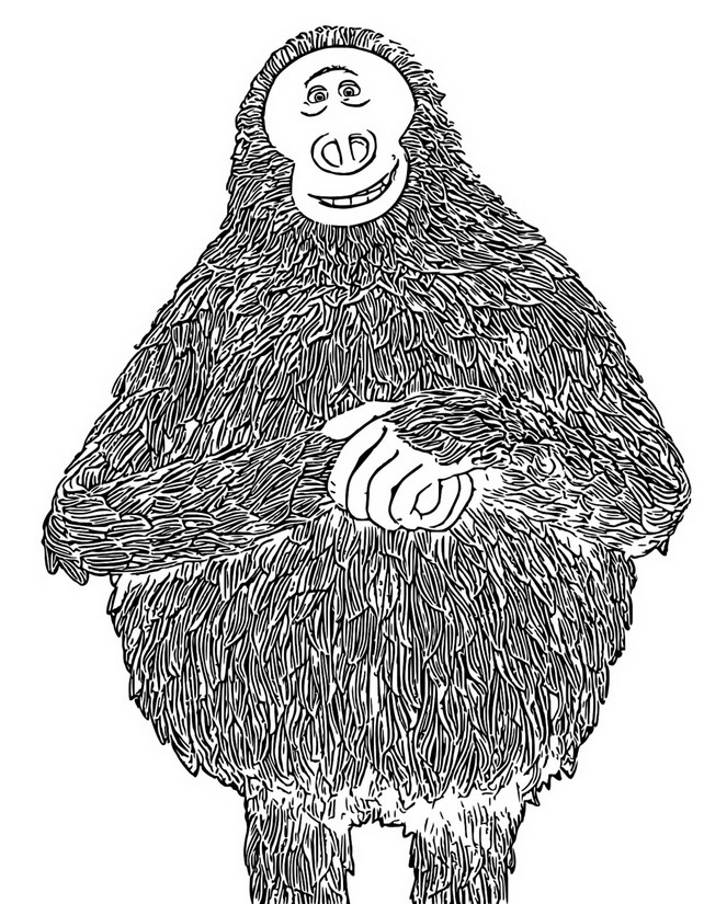 Coloring page Missing Link