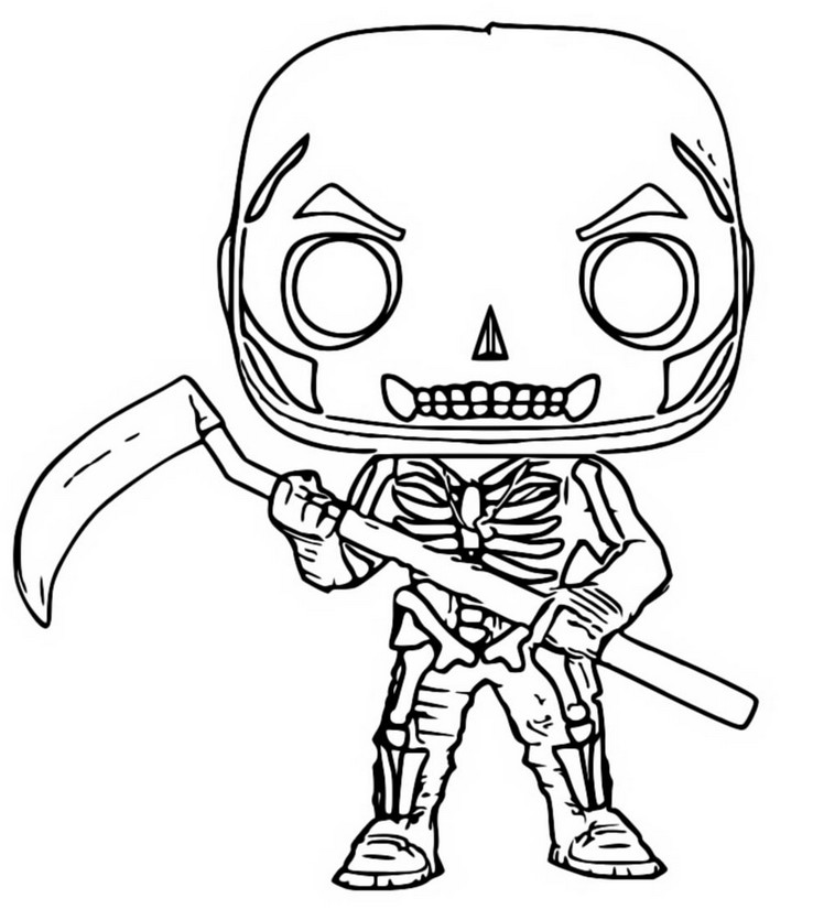 Coloring page Skull Trooper