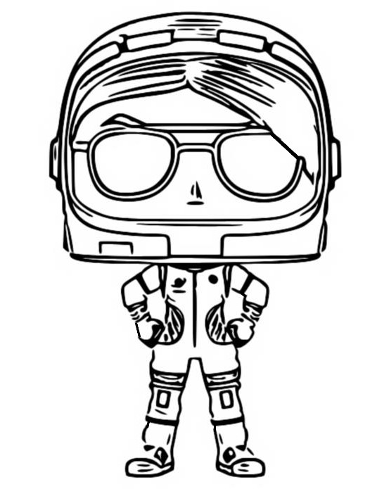 Coloring page Moonwalker