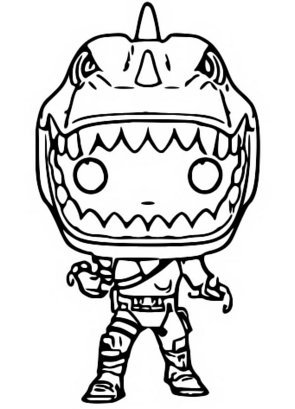 Fargelegging Tegninger Funko Pop Fortnite