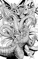 Coloring page Godzilla