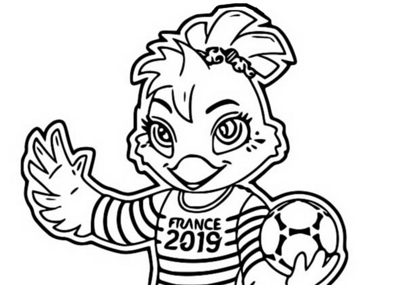 Coloring page Mascot