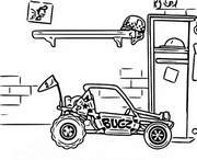 Disegno da colorare Dune Buggy