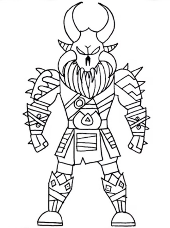 Desenho para colorir Ragnarok